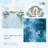 1/2 Двустороннего набора бумаги Dream Light Studio "Вдыхая любовь" 6 листов, размер 30,5Х30,5 см, 235 гр/м2
