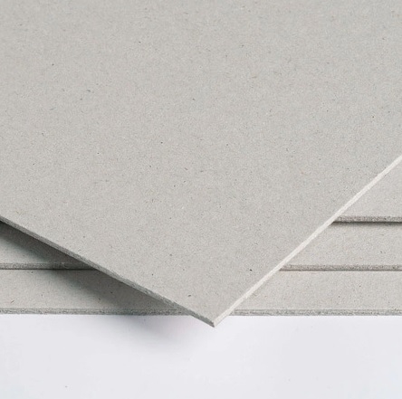 Лист серого переплетного картона, размер 20*25 см, толщина 1 мм  