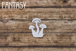 Чипборд Fantasy "Мини-грибочки 2265" размер 4,5*3,8 см