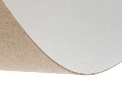 Bound cardboard 0.9 mm, 30x30 cm, 540 g /m2, white