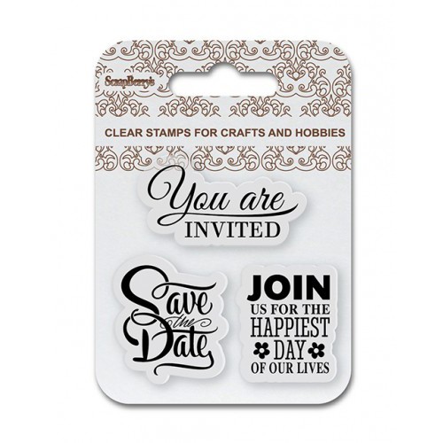 Scrapberry's "Date" stamp set (eng.), size 7X7 cm