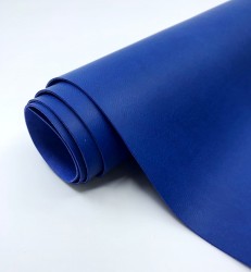 Binding leatherette Italy, color Bright blue matte, 50X35 cm, 225 g /m2 