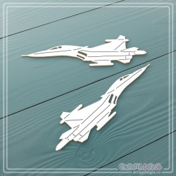 Набор чипборда Scrapmagia "Военные самолеты", 2 элемента