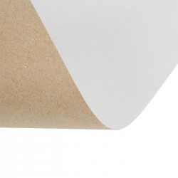 White bound cardboard 0.9 mm, 21x30 cm, 540g/m2