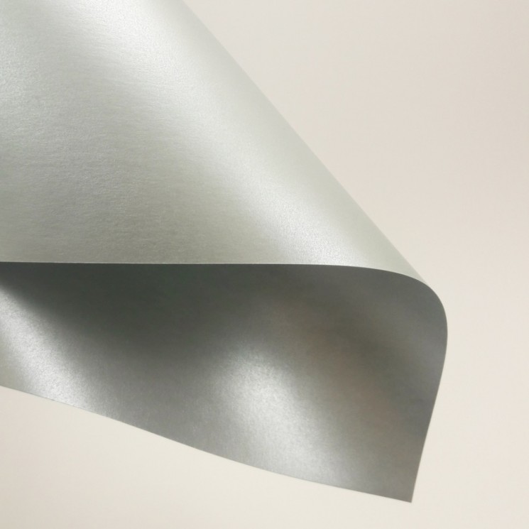 Colored metallic paper "VISTA-ARTISTA", silver, size 42X29.7cm, 300 gr