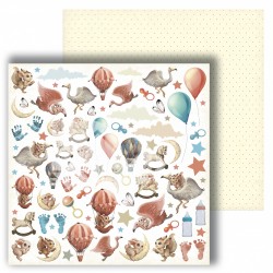 Double-sided sheet for cutting out Dream Light Studio Magic dreams 