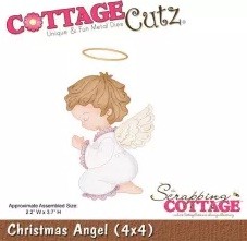 Cutting knife CottageCutz "Christmas Angel", size 9. 5x9. 5 cm