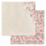 Двусторонний набор бумаги 20х20 см "Шебби шарм", 12 листов, 180 гр (ScrapMania)