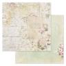 Двусторонний набор бумаги 20х20 см "Шебби шарм", 12 листов, 180 гр (ScrapMania)