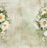 Двусторонний лист бумаги FANTASY коллекция "Идиллия-4", размер 30*30см, 230 гр