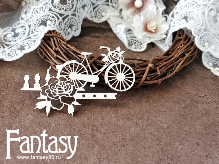 Чипборд Fantasy "Велосипед 3544", размер 4*8,5 см