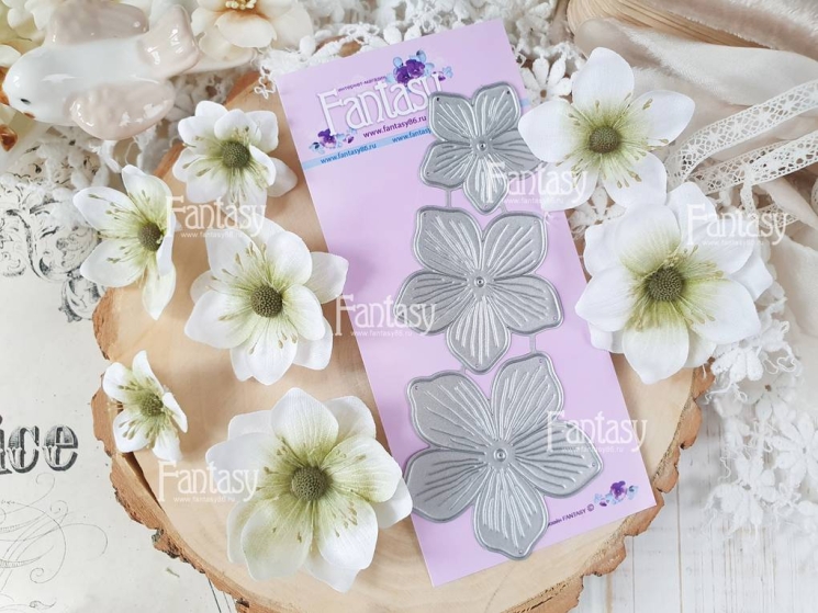 Нож для вырубки Fantasy «Морозник цветок 1647»