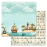 Набор бумаги 30,5х30,5 см "Маленький пират", 12 листов (ScrapMania)