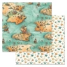 Набор бумаги 30,5х30,5 см "Маленький пират", 12 листов (ScrapMania)