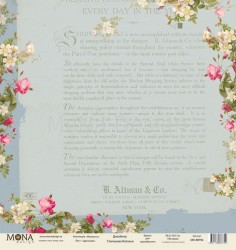 One-sided sheet of paper MonaDesign Tenderness 
