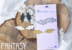 Нож для вырубки Fantasy «Крылья мышки» размер (1)