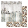 Набор бумаги 30,5х30,5 см "Алиса и Чеширский кот", 12 листов (ScrapMania)