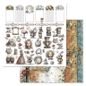 Набор бумаги 30,5х30,5 см "Алиса и Чеширский кот", 12 листов (ScrapMania)