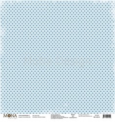 Односторонний лист бумаги MonaDesign Райские острова "Цвет неба" размер 30,5х30,5 см, 190 гр/м2
