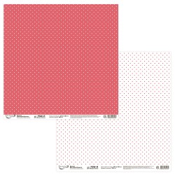 Двусторонний лист бумаги Mr. Painter "Мелкие точки-201" размер 30,5Х30,5 см, 190г/м2