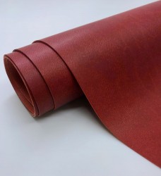 Binding leatherette Italy, dark red matte color, 50X35 cm, 225 g /m2