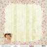 Double-sided sheet of paper Scrapberry's Mother's treasures "Joy", size 30x30 cm, 180 g/m2