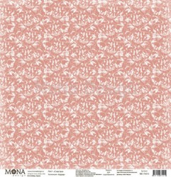 Односторонний лист бумаги MonaDesign Будуар "Счастье" размер 30,5х30,5 см, 190 гр/м2