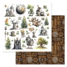 Набор бумаги 30,5х30,5 см "Лукоморье", 12 листов (ScrapMania)