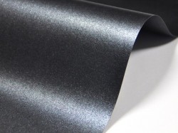 Дизайнерская бумага Черный перламутр, А4, плотность 125 гр/м2