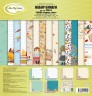 Set of double-sided paper Mr.Painter "Sit down, five" 7 sheets, size 30.5x30.5 cm, 190g/m2