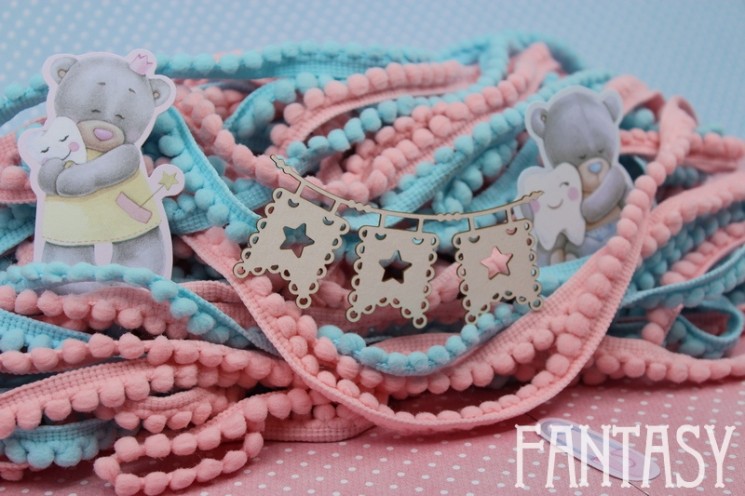 Чипборд Fantasy "Детская растяжка 1707" размер 9,3*4 см.