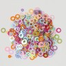 Glitter in a jar ArtUzor "Circles mix" size 2, 8x2, 5x2, 5cm