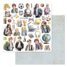 Двусторонний набор бумаги 20х20 см "Школьная жизнь", 12 листов, 180 гр (ScrapMania)