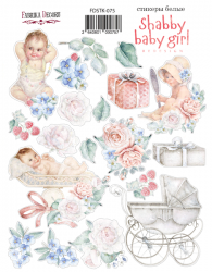 Набор наклеек Fabrika Decoru "Shabby baby girl redesign 075"