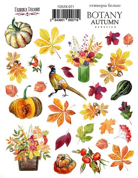 Fabrika Decoru sticker set " Botany autumn redesign 071"