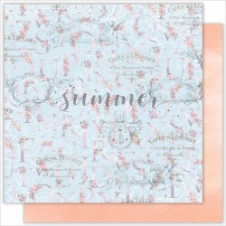 Double-sided sheet of paper Summer Studio Tender sentiment 
