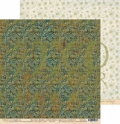 Double-sided sheet of EcoPaper paper Grandmother's garden 
