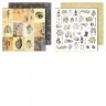 Двусторонний набор бумаги Dream Light Studio "Homo sapiens",12 листов, размер 20,3х20,3 см, 250 г/м2