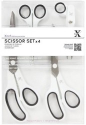 Set of scissors for sewing and hobby DOCRAFTS, 4 pcs