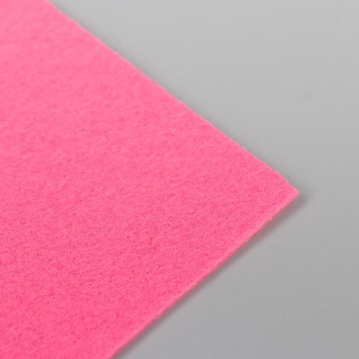 Decorative felt "Pink medium", A4 size, thickness 1 mm, 1 pc