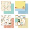 Double-sided set of paper 30. 5x30. 5 cm "First-grader", 12 sheets, 180 gr/m2 (ScrapMania)