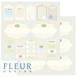 Double-sided sheet of paper Fleur Design Children's 