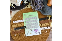 Ножи для вырубки "Числовые билетики" от AgiArt