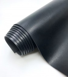 Переплётный кожзам Италия, цвет Черный глянец, 32Х70 см, 225 г/м2 