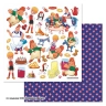 Двусторонний набор бумаги 20х20 см "Малыш и Карлсон", 6 листов, 180 гр/м2 (ScrapMania)