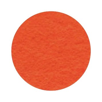 Декоративный фетр, Корея, цвет "Тыква", размер 22х30 см, толщина 1,2 мм, 1шт, плотность 200г/м2