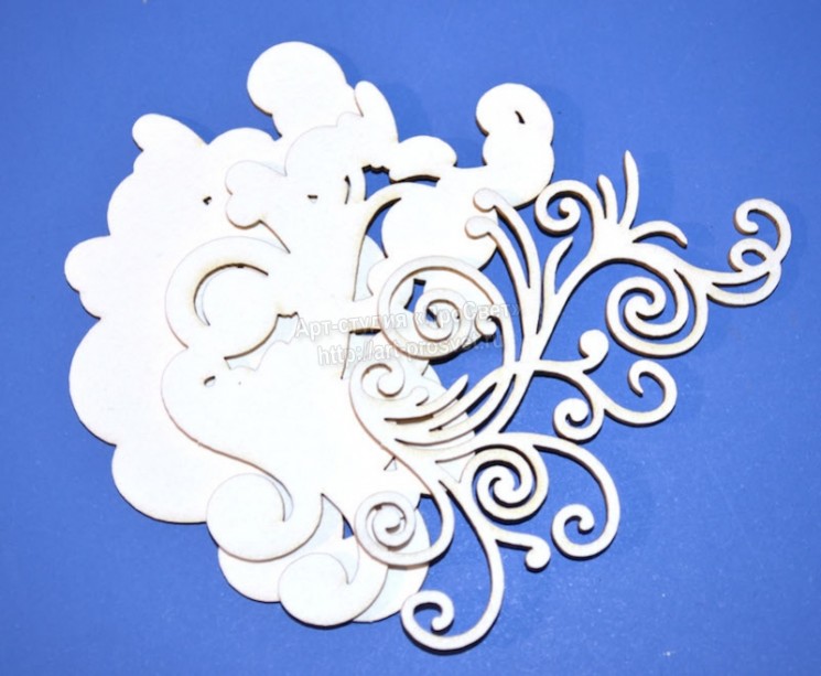 Chipboard clearance "Three-dimensional pattern", 3 elements