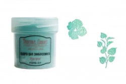 Fabrica Decoru embossing powder, Emerald color, 20 g