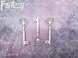 Чипборд Fantasy Вдали "Ключи 2834" размер 2,1*6 см