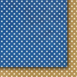 Двусторонний лист бумаги Galeria papieru "Starry night-06", размер 30х30 см, 200 гр/м2